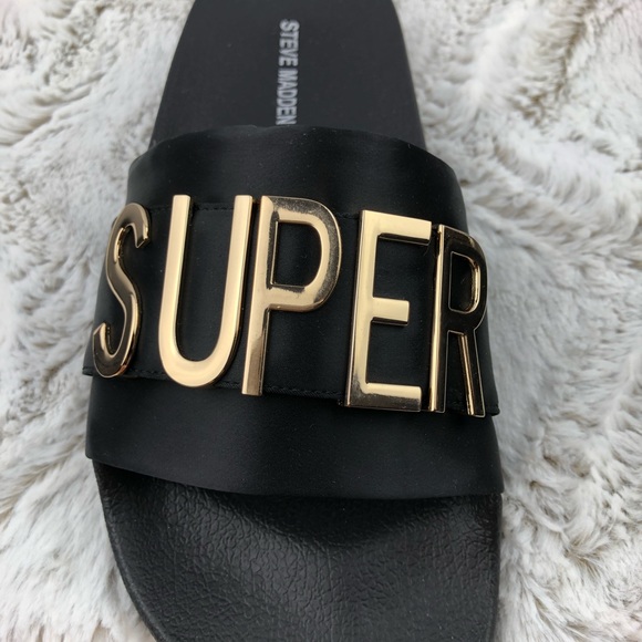 Steve Madden Super Star Slides - Picture 2 of 6